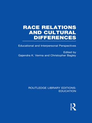 Cover of the book Race Relations and Cultural Differences by Cedric Cullingford