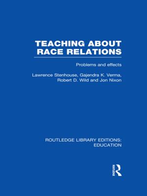 Book cover of Teaching About Race Relations (RLE Edu J)