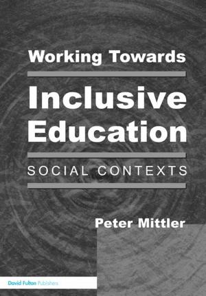 Cover of the book Working Towards Inclusive Education by Zheng-Sheng Zhang