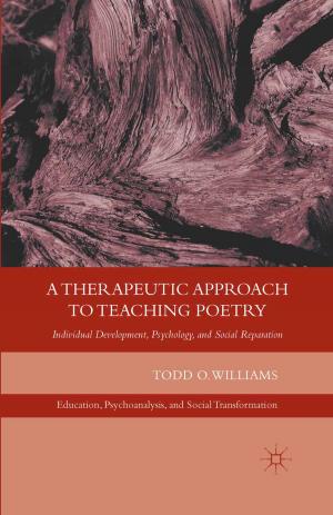 Cover of the book A Therapeutic Approach to Teaching Poetry by Minnie Bruce Pratt