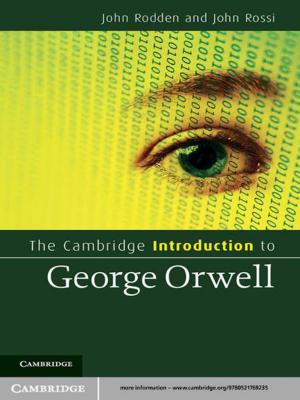 Cover of the book The Cambridge Introduction to George Orwell by Judith A. Green