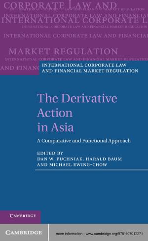Cover of the book The Derivative Action in Asia by Andrés Rigo Sureda