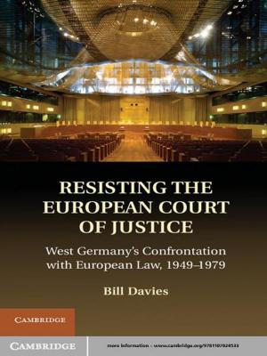 Cover of the book Resisting the European Court of Justice by Jens-Uwe Guettel
