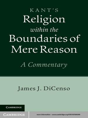 Cover of the book Kant: Religion within the Boundaries of Mere Reason by Surabhi Ranganathan