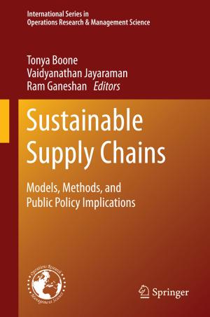 Cover of the book Sustainable Supply Chains by Daniele Manfredini, Rosa Arboretti, Luca Guarda Nardini, Eleonora Carrozzo, Luigi Salmaso