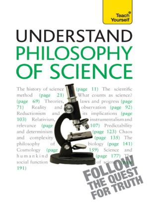 Cover of the book Philosophy of Science: Teach Yourself by Oliver Holt
