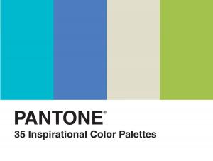Cover of the book Pantone: 35 Inspirational Color Palletes by Jenny Volvovski, Julia Rothman, Matt Lamothe