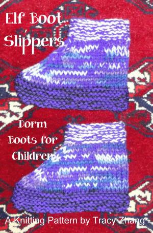 Cover of Elf Boot Slippers Knitting Pattern