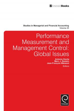 Cover of the book Performance Measurement and Management Control by Christopher Pole