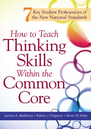 Book cover of How to Teach Thinking Skills Within the Common Core