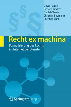 Cover of the book Recht ex machina by Birgit Kumbrink