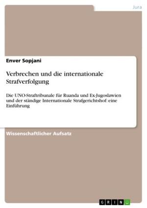 Cover of the book Verbrechen und die internationale Strafverfolgung by Anonymous