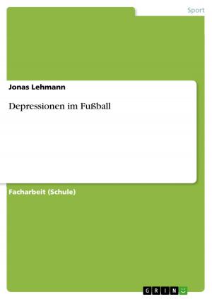 Cover of the book Depressionen im Fußball by Lukas Okroskowitz
