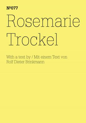 Cover of the book Rosemarie Trockel by Theodor W. Adorno, Thomas Mann