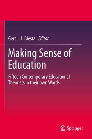 Cover of the book Making Sense of Education by M. Kelly, W.J. Allison, A.R. Garman, C.J. Symon