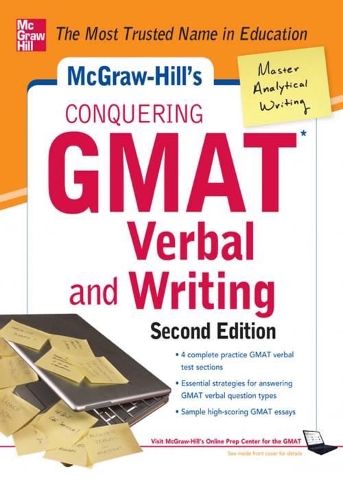 Cover of the book McGraw-Hills Conquering GMAT Verbal and Writing, 2nd Edition by Doug Pierce, McGraw-Hill Education