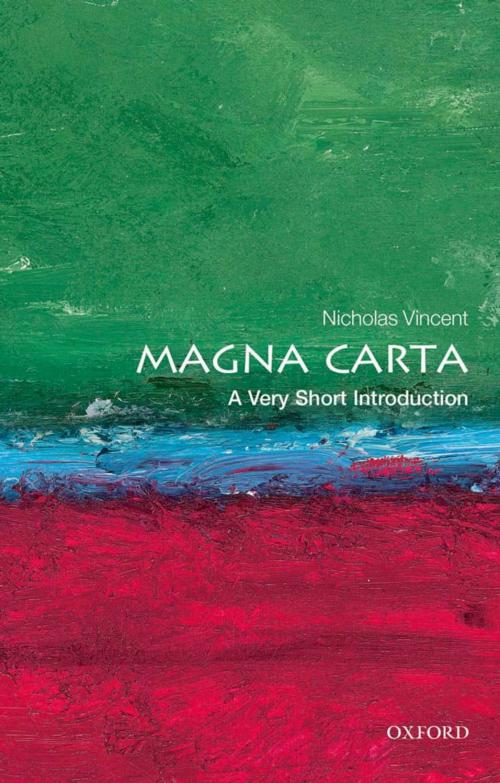 Cover of the book Magna Carta: A Very Short Introduction by Nicholas Vincent, OUP Oxford