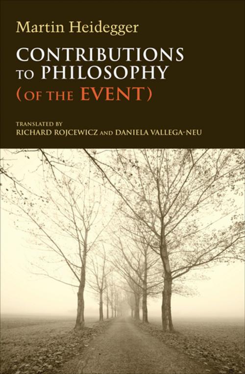 Cover of the book Contributions to Philosophy by Martin Heidegger, Indiana University Press