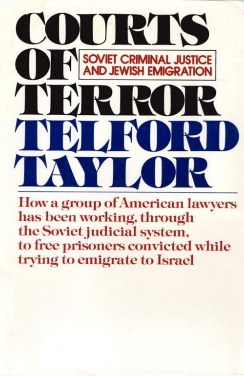 Cover of the book Courts of Terror by Telford Taylor, Knopf Doubleday Publishing Group