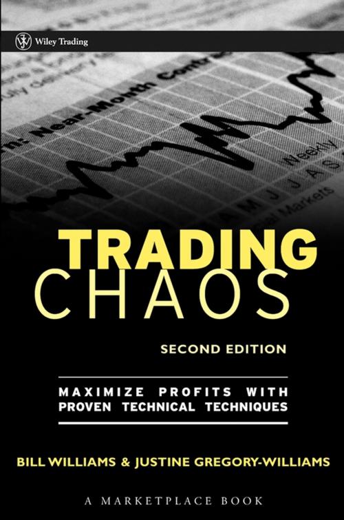 Cover of the book Trading Chaos by Justine Gregory-Williams, Bill M. Williams, Wiley