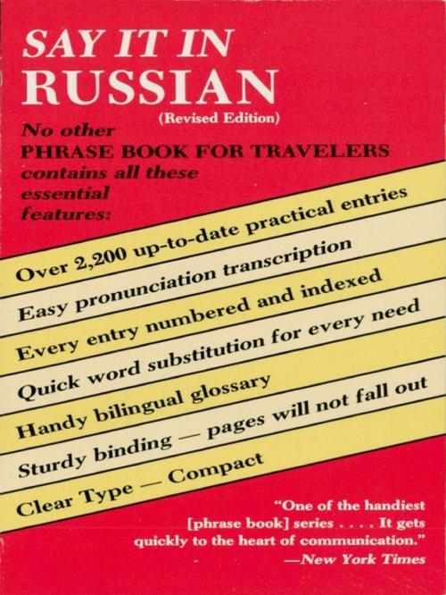 Cover of the book Say It in Russian (Revised) by Dover, Dover Publications