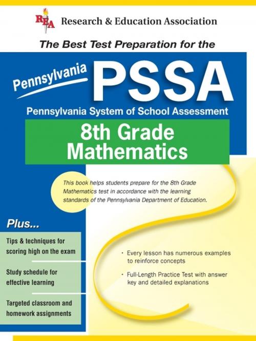 Cover of the book Pennsylvania PSSA Grade 8 Math by Stephen Hearne, Research & Education Association