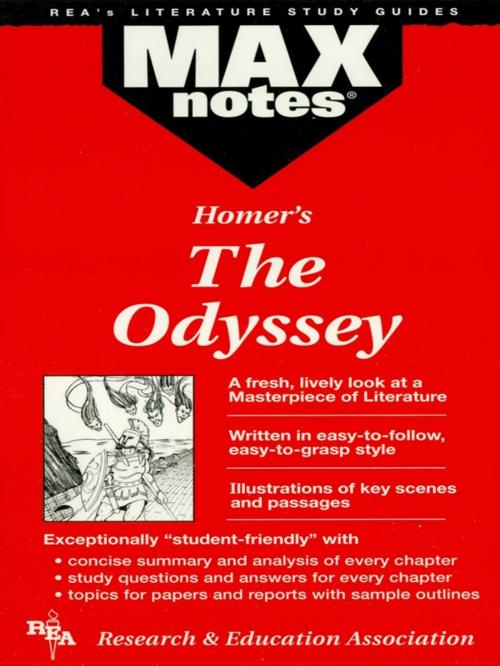 Cover of the book The Odyssey (MAXNotes Literature Guides) by Andrew Parks, Research & Education Association