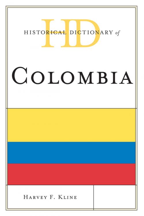 Cover of the book Historical Dictionary of Colombia by Harvey F. Kline, Scarecrow Press
