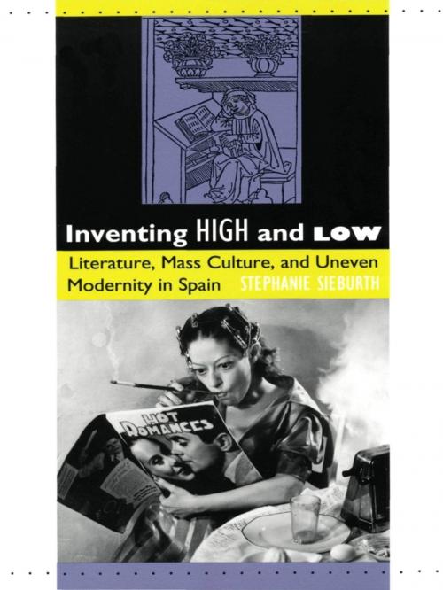 Cover of the book Inventing High and Low by Stephanie Sieburth, Duke University Press