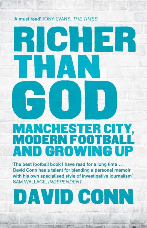Cover of the book Richer Than God by David Conn, Quercus Publishing