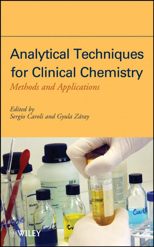Cover of the book Analytical Techniques for Clinical Chemistry by , Wiley