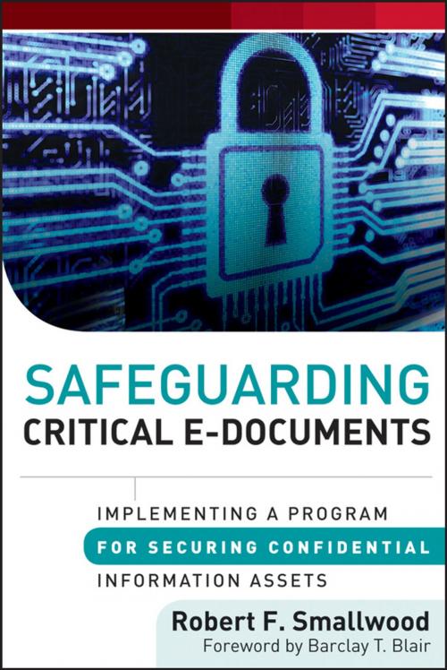 Cover of the book Safeguarding Critical E-Documents by Robert F. Smallwood, Wiley