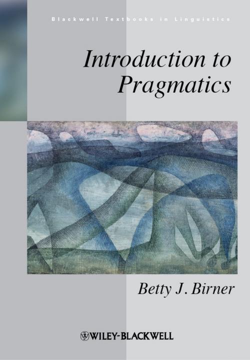 Cover of the book Introduction to Pragmatics by Betty J. Birner, Wiley
