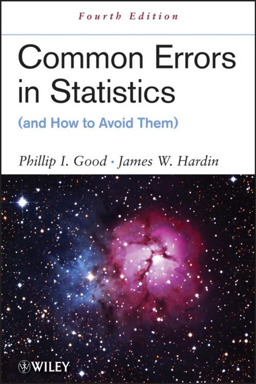 Cover of the book Common Errors in Statistics (and How to Avoid Them) by Phillip I. Good, James W. Hardin, Wiley