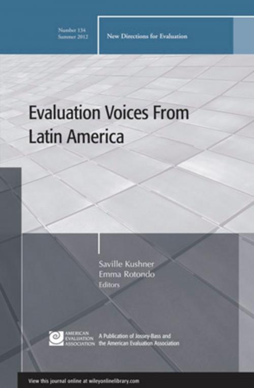 Cover of the book Evaluation Voices from Latin America by , Wiley