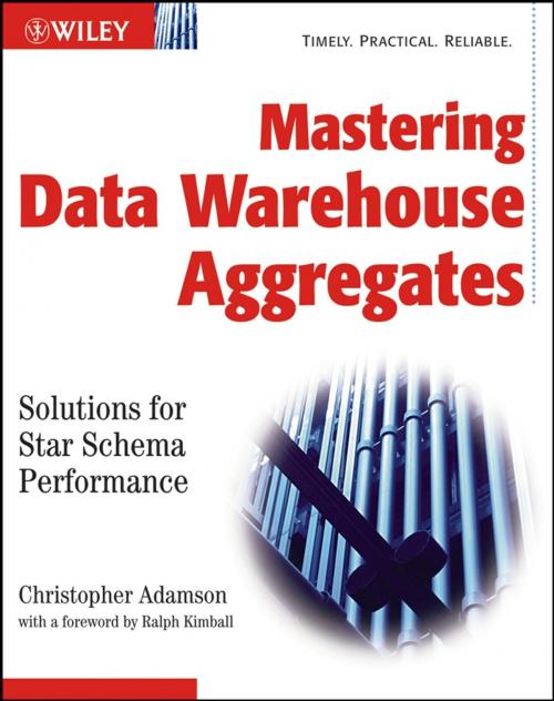 Cover of the book Mastering Data Warehouse Aggregates by Christopher Adamson, Wiley
