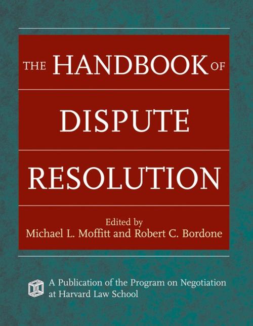 Cover of the book The Handbook of Dispute Resolution by , Wiley
