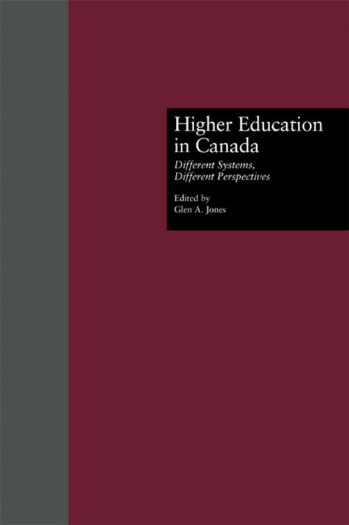 Cover of the book Higher Education in Canada by , Taylor and Francis