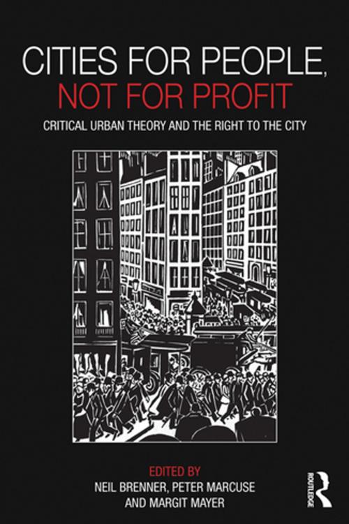 Cover of the book Cities for People, Not for Profit by , Taylor and Francis