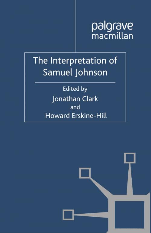 Cover of the book The Interpretation of Samuel Johnson by , Palgrave Macmillan UK