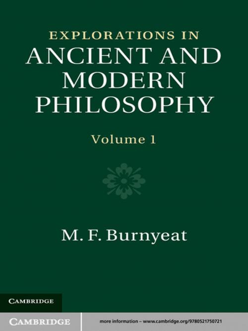 Cover of the book Explorations in Ancient and Modern Philosophy: Volume 1 by M. F. Burnyeat, Cambridge University Press