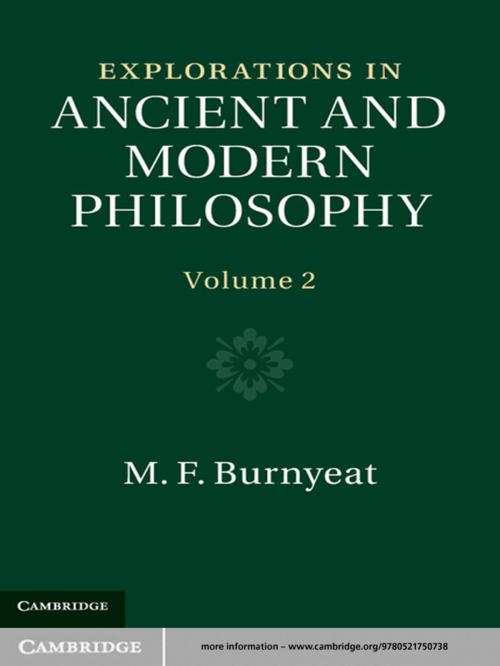 Cover of the book Explorations in Ancient and Modern Philosophy: Volume 2 by M. F. Burnyeat, Cambridge University Press