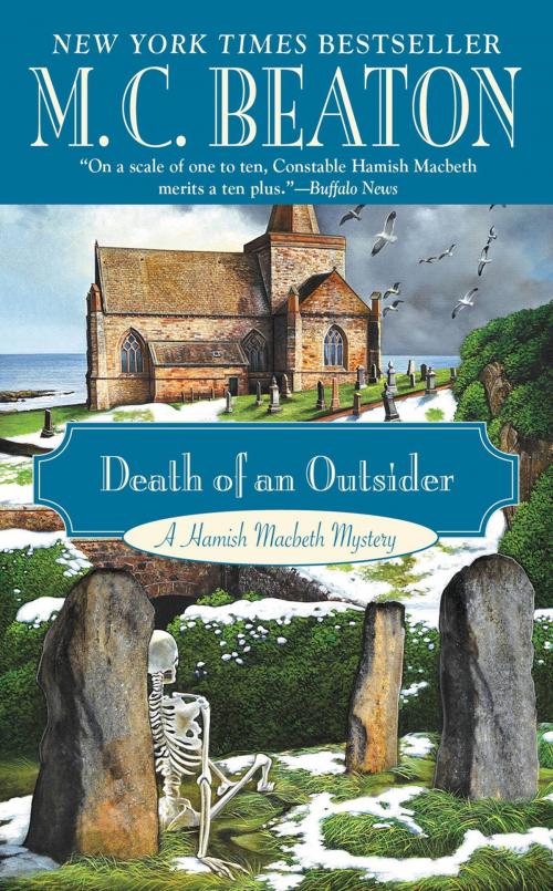 Cover of the book Death of an Outsider by M. C. Beaton, Grand Central Publishing