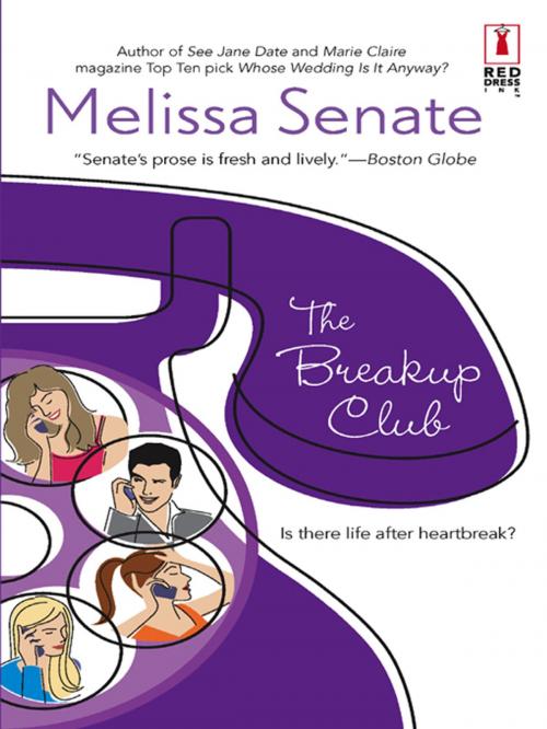 Cover of the book The Breakup Club by Melissa Senate, Red Dress Ink