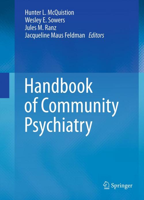 Cover of the book Handbook of Community Psychiatry by , Springer New York