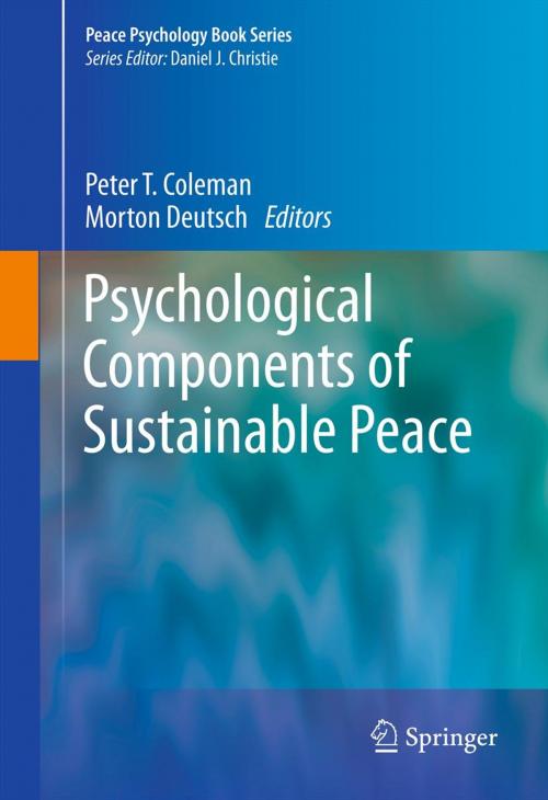 Cover of the book Psychological Components of Sustainable Peace by Morton Deutsch, Springer New York