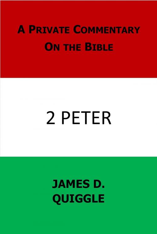 Cover of the book A Private Commentary on the Bible: 2 Peter by James D. Quiggle, James D. Quiggle