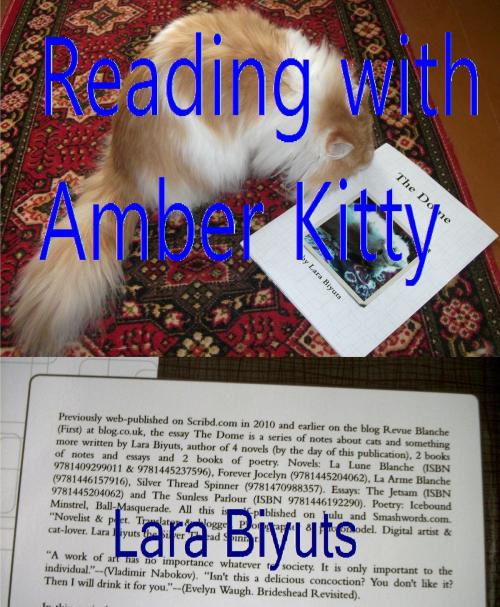 Cover of the book Reading with Amber Kitty by Lara Biyuts, Lara Biyuts