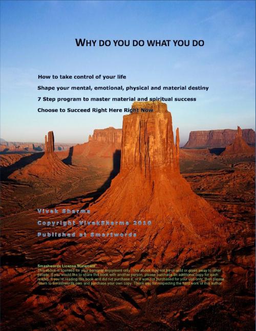 Cover of the book Why do you do what you do? by Vivek Sharma, Vivek Sharma
