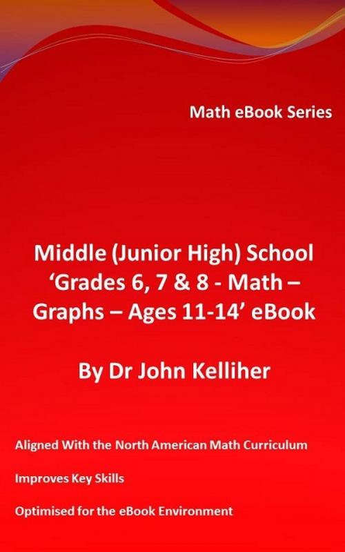 Cover of the book Middle (Junior High) School ‘Grades 6, 7 & 8 - Math - Graphs – Ages 11-14’ eBook by Dr John Kelliher, Dr John Kelliher